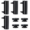 VPZMT Rubber Mounts Support Cushion Hard Saddle Bags for Harley