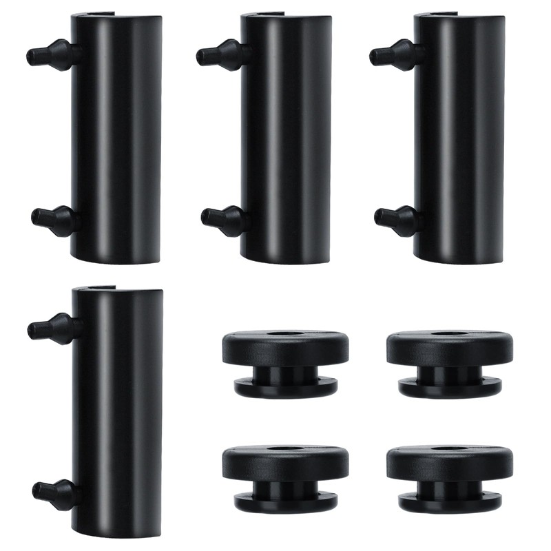VPZMT Rubber Mounts Support Cushion Hard Saddle Bags for Harley