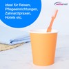 Wellsamed Wellsabrush Disposable Toothbrushes Impregnated with Toothpaste Orange Ideal for