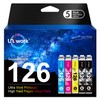 Uniwork Remanufactured 126 Ink Cartridges Replacement for Epson 126 T126