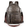 UTO Small Backpack Women's Leather Elegant 2 in 1 Shoulder