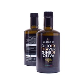 La Secchia - Italian Extra Virgin Olive Oil, Olives Grown Near Lake Garda, Flavorfull, Fruity, Bitter, Extra Virgin Olive Oil 100% Artisan, Made in Italy, 500ml