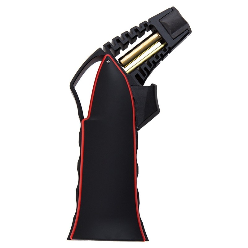 TriGear Professional Aluminum Culinary Refillable Adjustable Butane Torch Lighter for