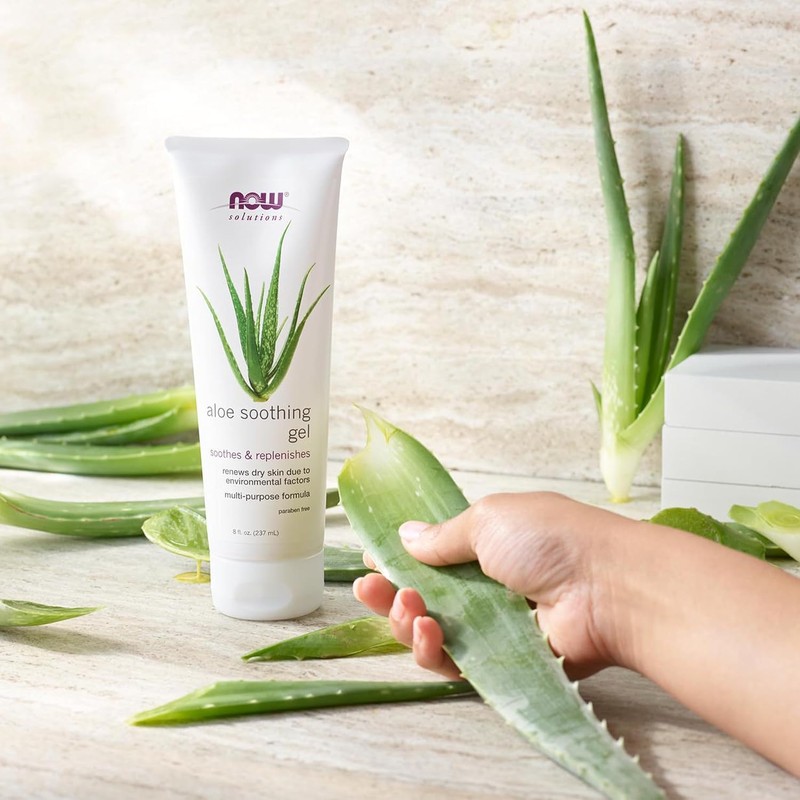 NOW Solutions, Aloe Soothing Gel, Soothing and Replenishing After Sun,
