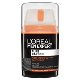 L'Oreal Men Expert Pure Carbon Salicylic Acid Anti-Spot Exfoliating Daily Face Cream, 50 ml (Pack of 1)