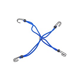 Bicycle Supplies Elastic Cord X Band Front Basket Snatching Anti Theft (Blue)