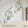 Umbra Exhibit Picture Frame Gallery Set, Adjustable Wall Collage Displays