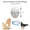 Solid Fake Eggs Dummy Pigeon Eggs for Guiding Racing Pigeons,