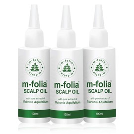 M-FOLIA Psoriasis Scalp Oil Multipack 3 x 100ml. Specially Formulated to Treat Hair and Scalp for the Symptoms of Psoriasis and Eczema