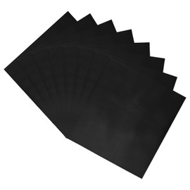 MECCANIXITY 100 Pack Toner Reactive Foil,Deco Foil Transfer Sheets 8.5"x11" A4 Hot Foil Paper for Laser Printer Scrapbooking Heat Transfer DIY Craft,Black