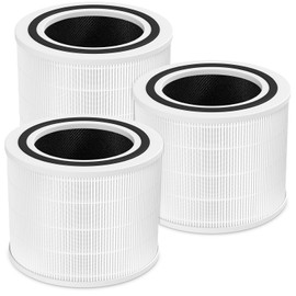 Core 200S Filtro de repuesto para purificador de aire inteligente LEVOIT Core 200S WiFi, filtracin HEPA 3 en 1 prefiltro de carbn activado de alta... 