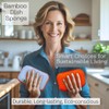 Certain Leaf Bamboo Kitchen and Dish Sponge Pack of 3,
