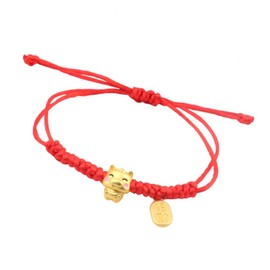 LRGKMCWTOB Chinese 12 Zodiac Animal Charm Bracelet for Women Men Adjustable Red Rope Bracelet Good Luck Symbol Jewelry Mascot Red String Bracelet Birthday Gifts