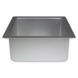 PME Professional Aluminum Square Cake Pan (9 x 9 x 4), Standard, Silver