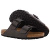 Birkenstock Women's, Arizona Birkoflor Slide Sandal - Narrow Width Anthracite