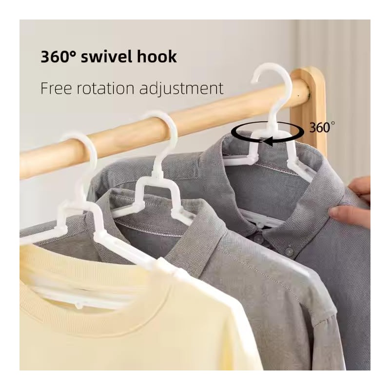sosame Set of 4 Japanese Folding Hangers - With Foldable