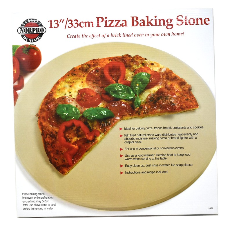 Norpro 13 Inch Round Pizza Baking Stone