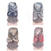 Pack of 4 60 cm Satin Headscarves Large Square Silky