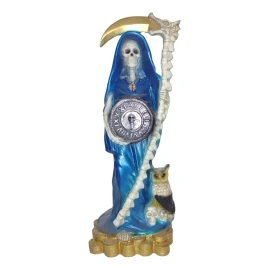 Santa Muerte Tiempo Imagen De Resina 42 Cm
