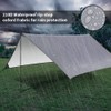 Hammock Rain Fly Tent Tarp,GINTOGE Multifunctional Waterproof Camping Shelter, 300cm