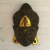 Carved Wood Buddha Mask | Buddha wall mask hanging wall