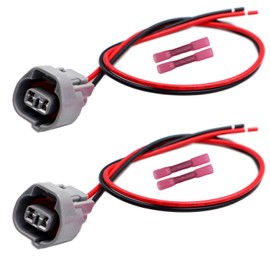 2pcs 2-Way Side Marker Light Connector Compatible with Toyota Tacoma 2002-2004 Harness Plug Pigtail 6189-0264