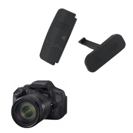 YINETTECH Camera USB Rubber Cover Compatible with Canon 600D Rebel T3i X5 USB AV Out MIC