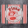 Pizza Box Metal Sign 15 x 20 cm for Pizza