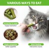 kurniso Cat Treats 100g, Natural Cat Grass Sticks,Chew Stick for