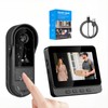 Wireless Video Doorbell Camera with 4.3 Inch IPS Display, 1080P