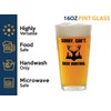 Deer Hunting Pint Glass 16oz -Cant Deer Hunting - Gift