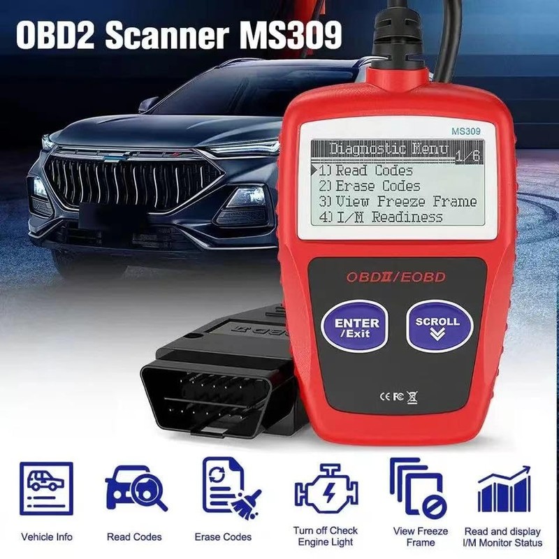 Generic Auto Car Diagnostic Tool Fault Code Reader I/M Readiness
