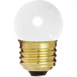 Satco 7-1/2W Wht Utility Bulb