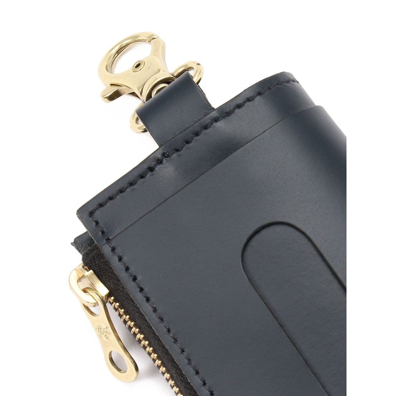 IL BISONTE Key Case, Leather, Genuine Leather, Cowhide Leather, Women's,