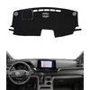 BIBLOZ Dash Cover for Toyota Sienna 2021-2025 Accessories Black Flannel