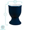 Argon Tableware Coloured Ceramic Egg Cups - Pack of 2