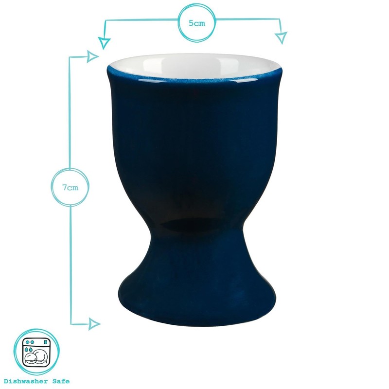 Argon Tableware Coloured Ceramic Egg Cups - Pack of 2