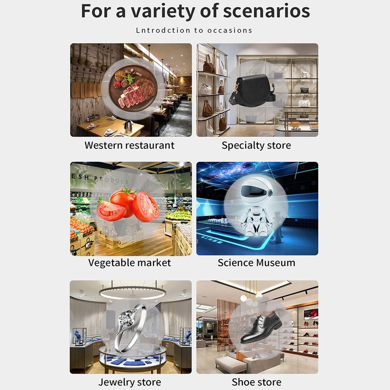 14cm 3D Hologram Fan with Cover - 2000x14 HD Destop