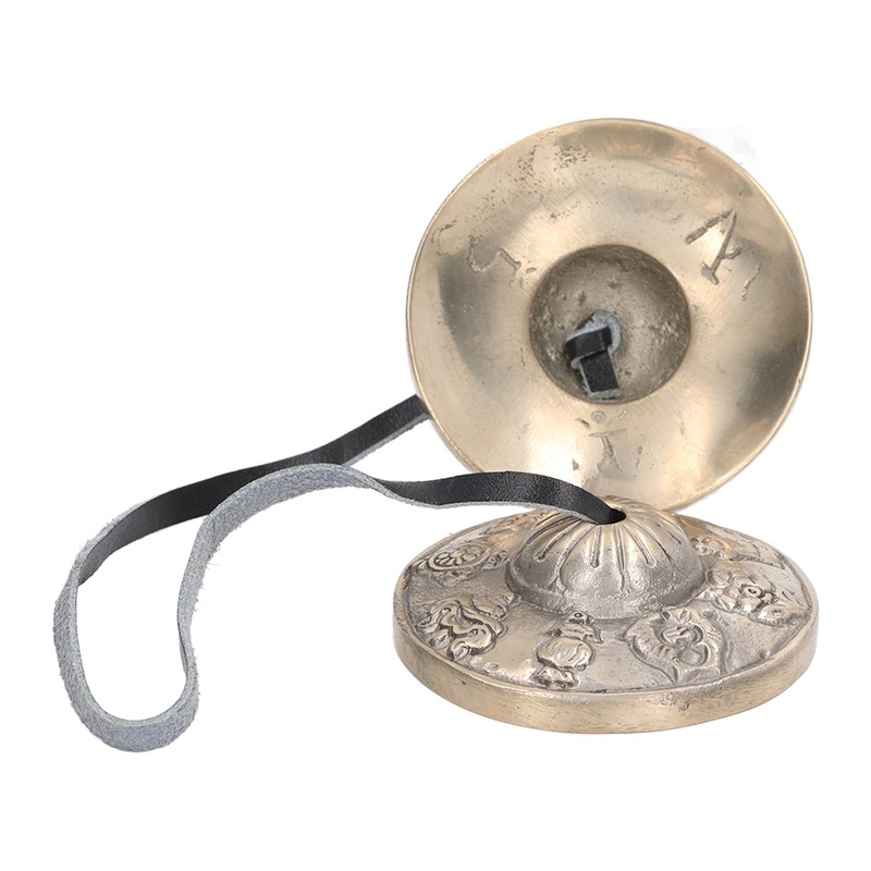 Tibetan Tingsha Meditation Bell Small Pure Copper Double Chime Nepalese