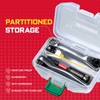 GEINXURN Mini Ratchet Wrench& Bit Holder Set 4 Pcs, 1/4"