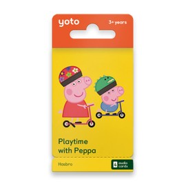 Yoto Yoto Playtime with Peppa C 4 Kids Audio Cards for Use with Player & Mini All-in-1 Audio Device, Educational & Screen-Free Listening with Fun Stories for Daytime, Bedtime & Travel, Ages 3+