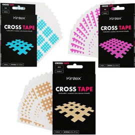 Kintex Cross Tape Size A (Blue) (27 mm x 20 mm), 90 Plasters