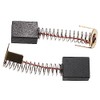 vhbw 2 x Carbon Brushes Motor Carbon Abrasive Carbon 7
