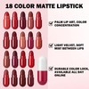 18 Colors Matte Lipstick Set - Mini Capsule Long Lasting