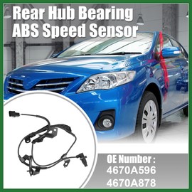 Motoforti Front Right ABS Speed Sensor for Mitsubishi L200 12-15 No.4670A596 Long-lasting
