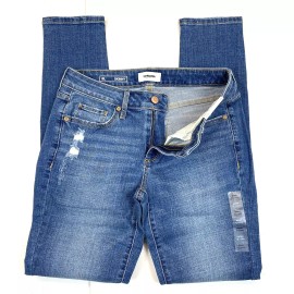 Sonoma Women's Sonoma Supersoft Stretch Midrise Skinny Jeans Destructed Fresh Blue - 6L