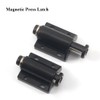 2Pcs Black Drawer Push to Open Catches with Fixing Screws,