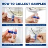 Carbou 2000ml Urine Drainage Bags with Anti-Reflux Chamber - 48"