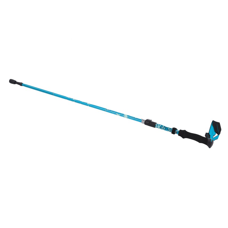 Hiking Pole Aluminium Alloy Telescopic Collapsible Multifunctional Outdoor Walking Stick