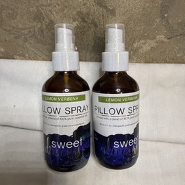 Goldessence Aromas Lot 2 Aromatherapy Pillow Spray Mists SWEET DREAMS Lemon Verbena Essential Oils